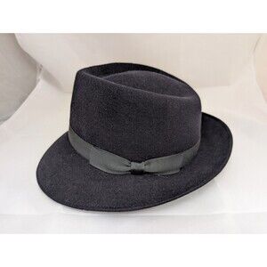 Blue Makins Fedora Hat - Size Medium (without size tag) Vintage early 2000's era